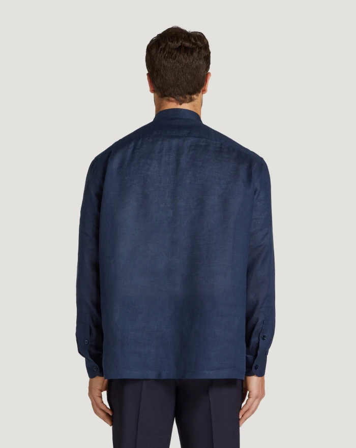 Pantaloni Torino Camicia In Lino