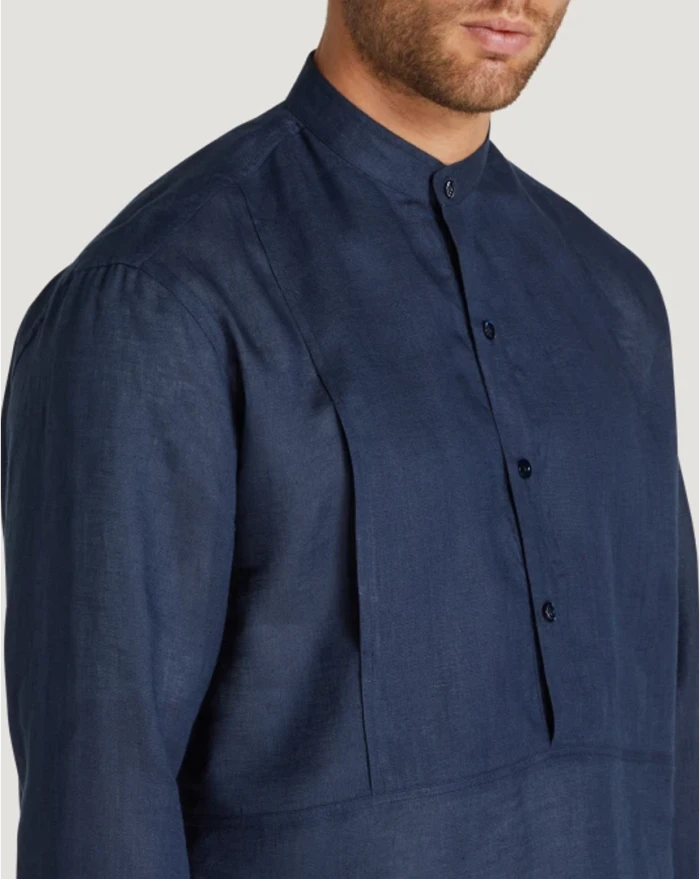 Pantaloni Torino Camicia In Lino