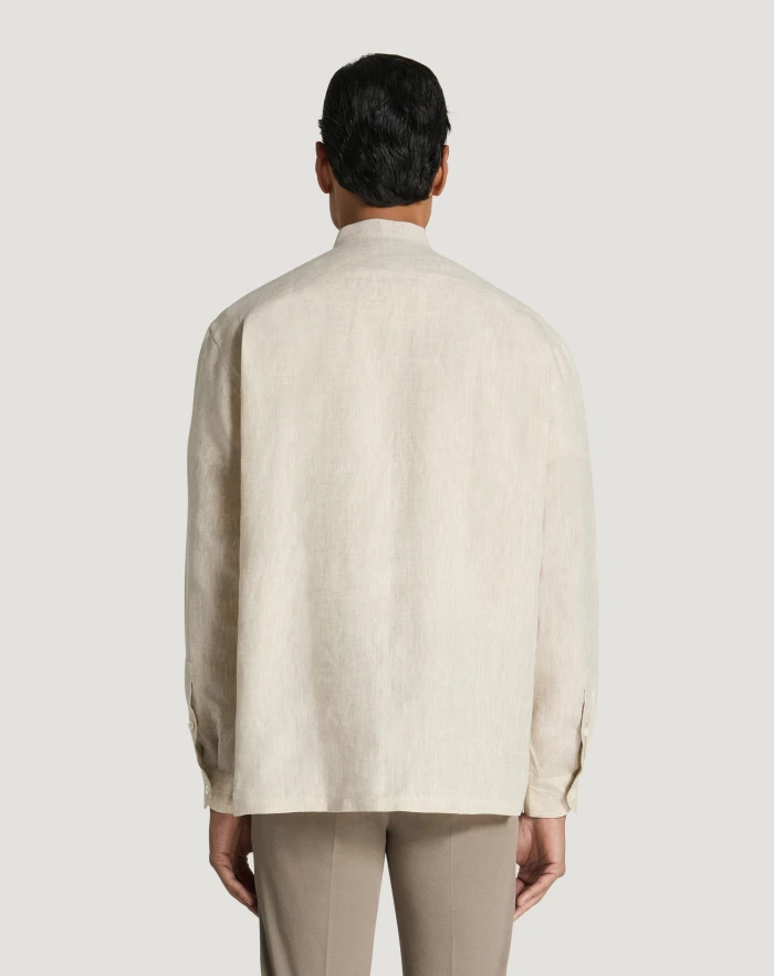 Pantaloni Torino Camicia In Lino