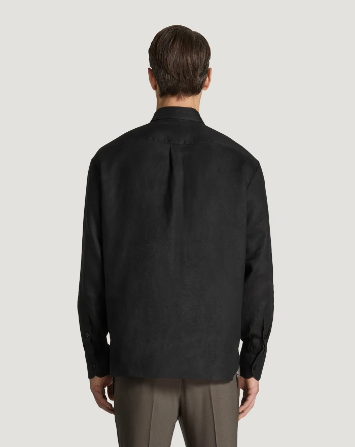 Pantaloni Torino Camicia In Lino