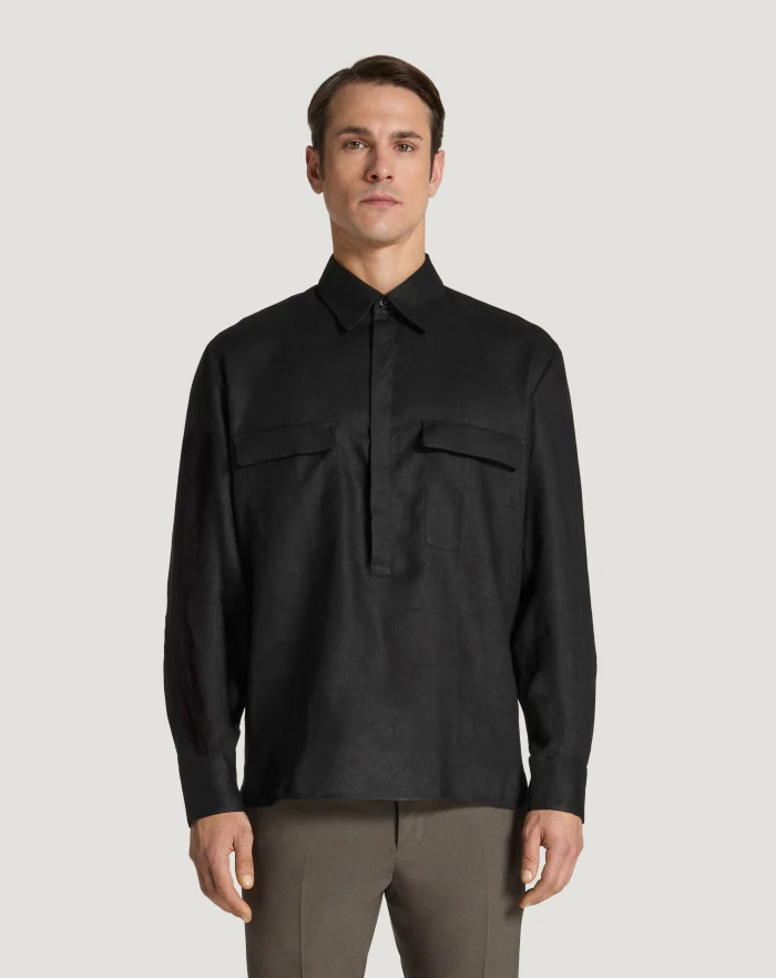 Pantaloni Torino Camicia in lino