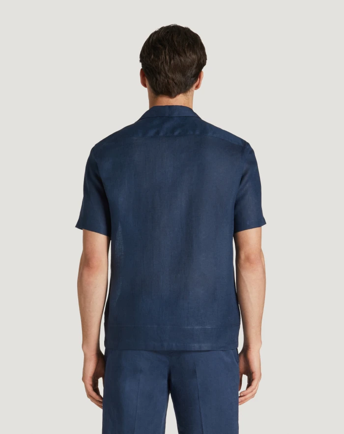 Pantaloni Torino Camicia In Lino