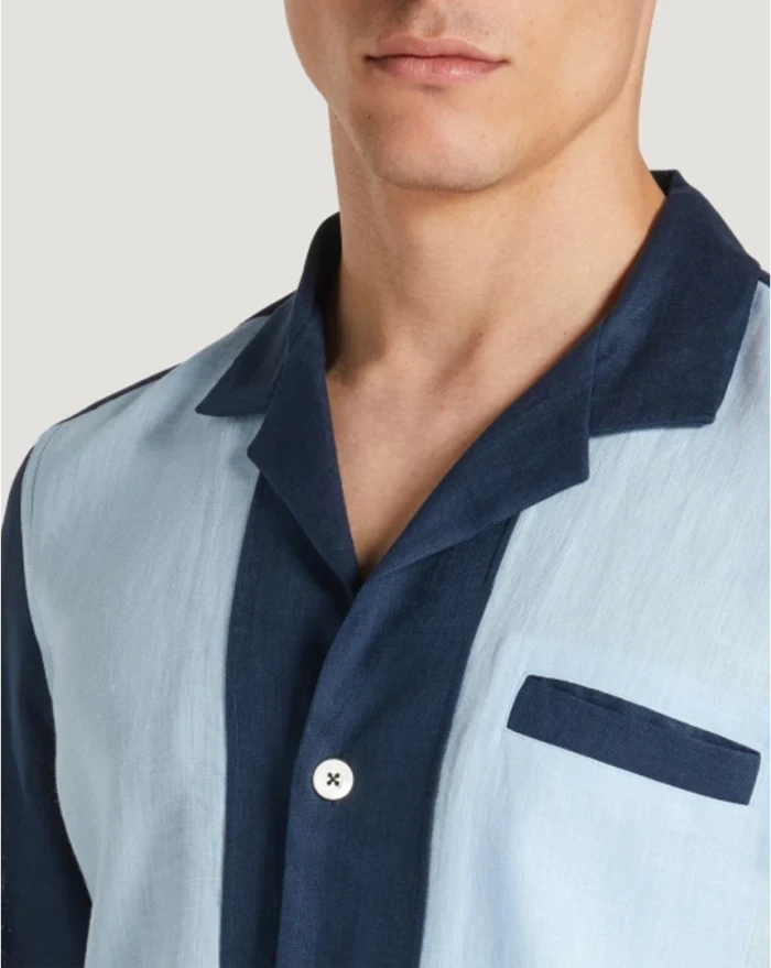 Pantaloni Torino Camicia In Lino