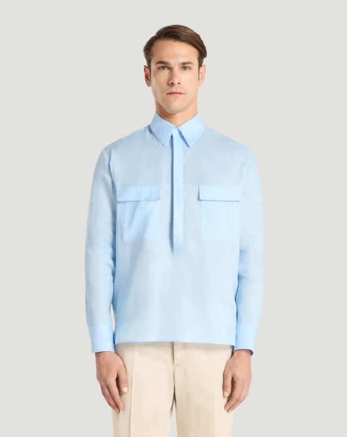 Pantaloni Torino Camicia in lino