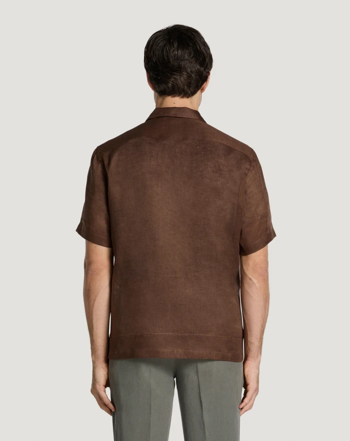 Pantaloni Torino Camicia In Lino