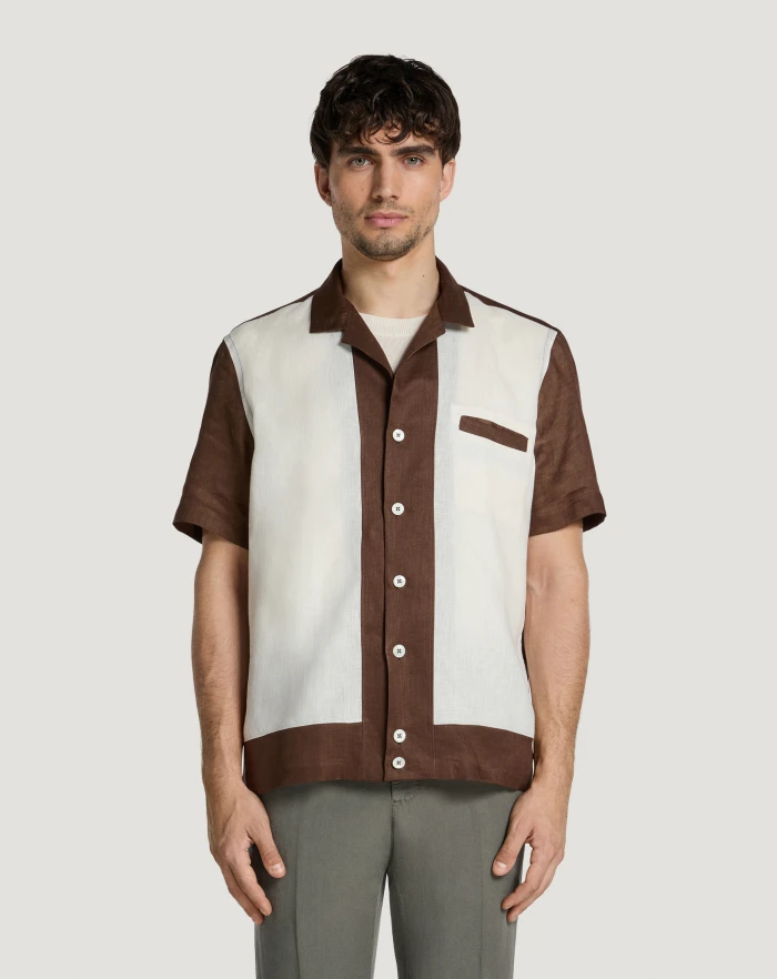 Pantaloni Torino Camicia in lino