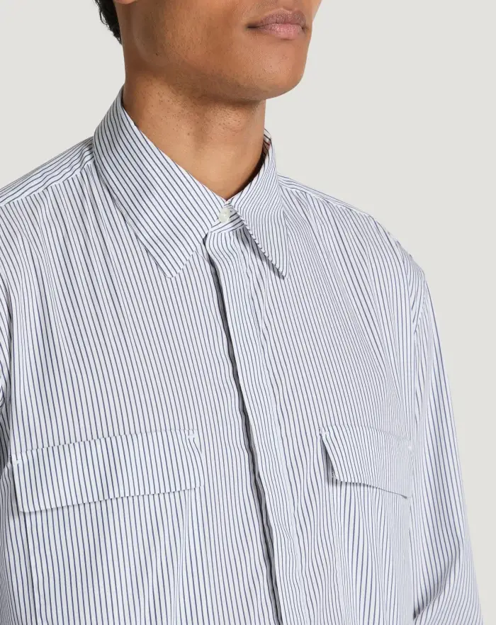 Pantaloni Torino Camicia In Popeline