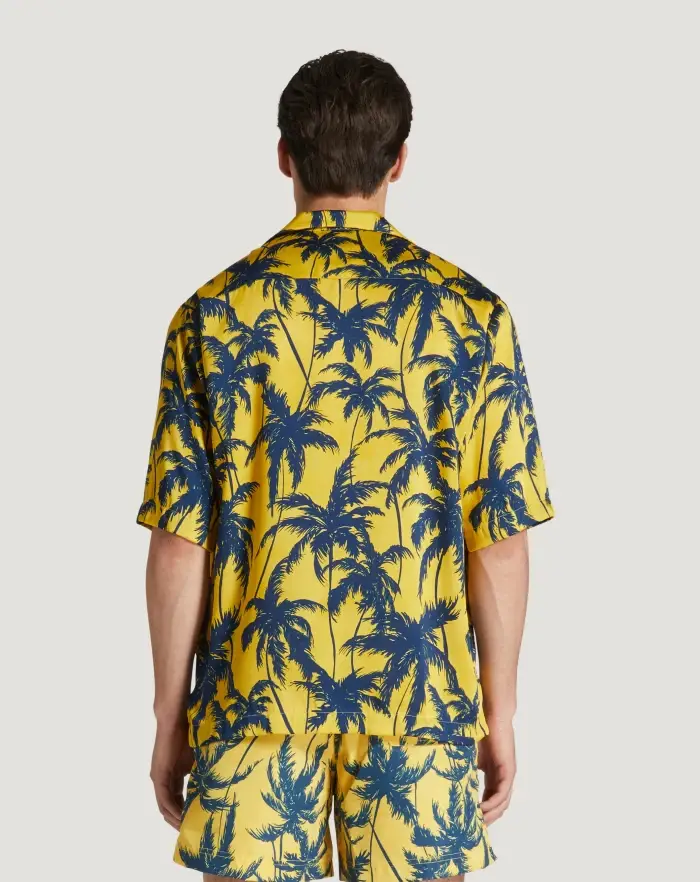 Pantaloni Torino Camicia In Twill Fluido