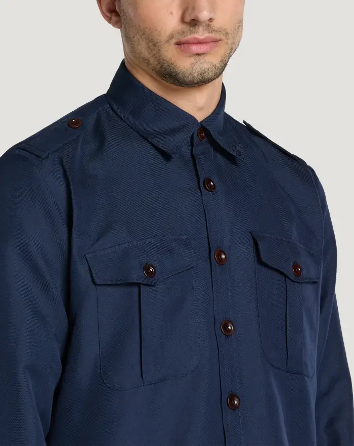 Pantaloni Torino Camicia In Twill