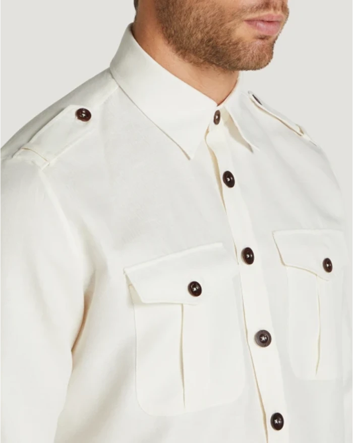 Pantaloni Torino Camicia In Twill