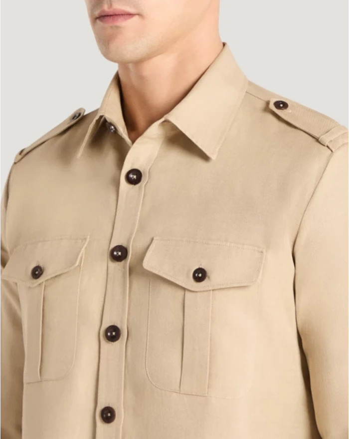 Pantaloni Torino Camicia In Twill