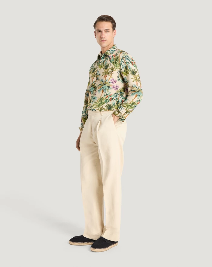 Pantaloni Torino Camicia In Twill