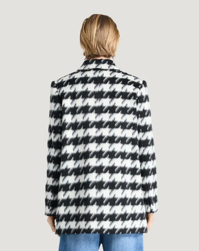 Pantaloni Torino Cappotto In Velour Pied-de-poule