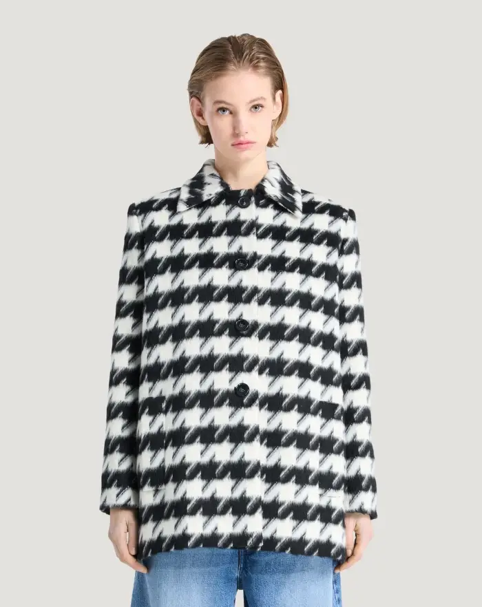 Pantaloni Torino Cappotto in velour pied-de-poule