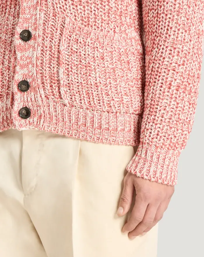 Pantaloni Torino Cardigan In Cotone Bio