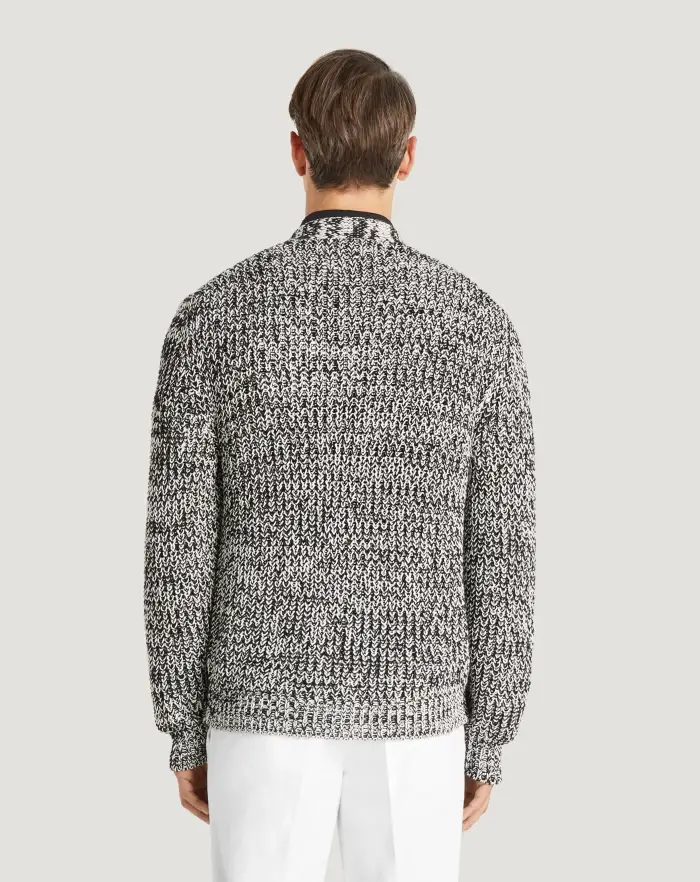 Pantaloni Torino Cardigan In Cotone Bio