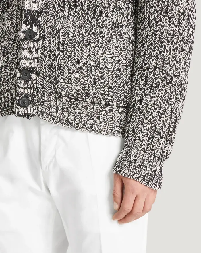 Pantaloni Torino Cardigan In Cotone Bio