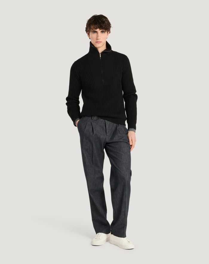 Pantaloni Torino Cardigan In Lana E Cachemire