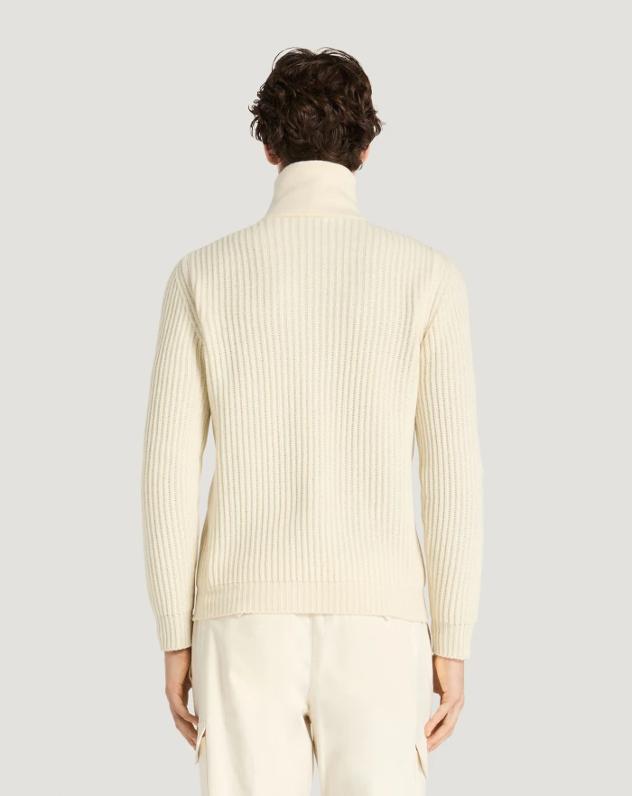 Pantaloni Torino Cardigan In Lana E Cachemire