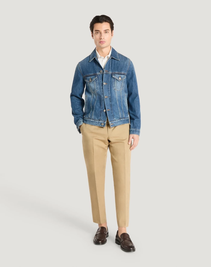 Pantaloni Torino Giacca In Denim