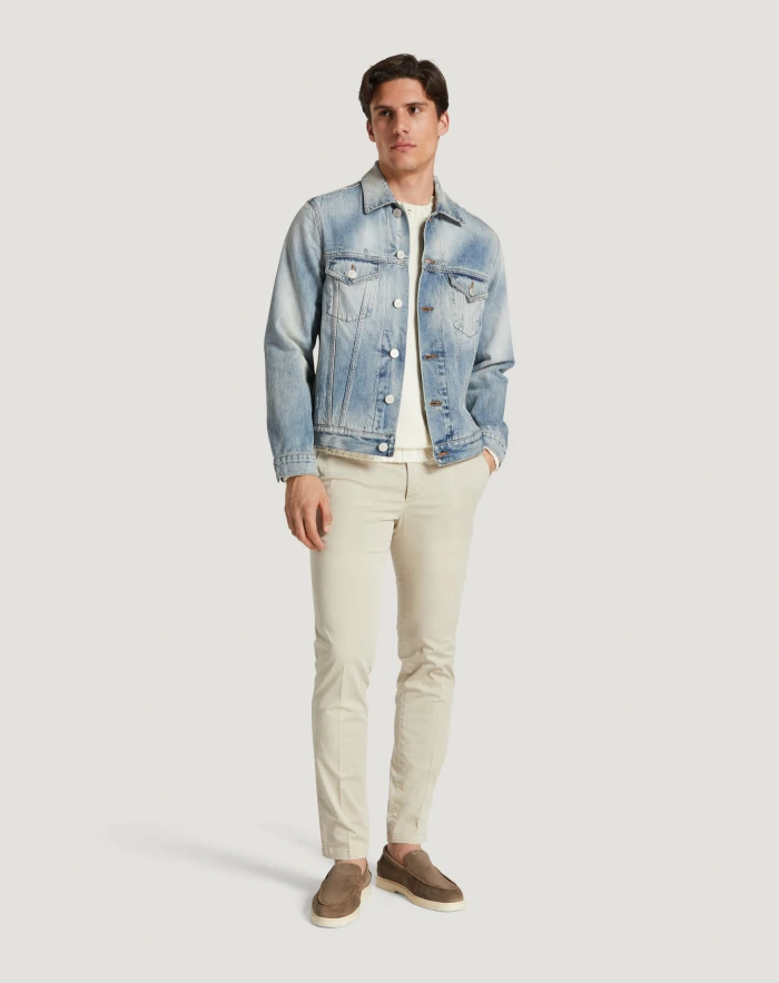 Pantaloni Torino Giacca In Denim