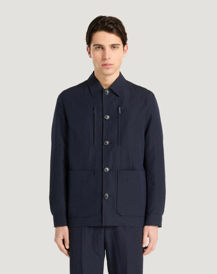 Pantaloni Torino Giacca in flanella crinkle