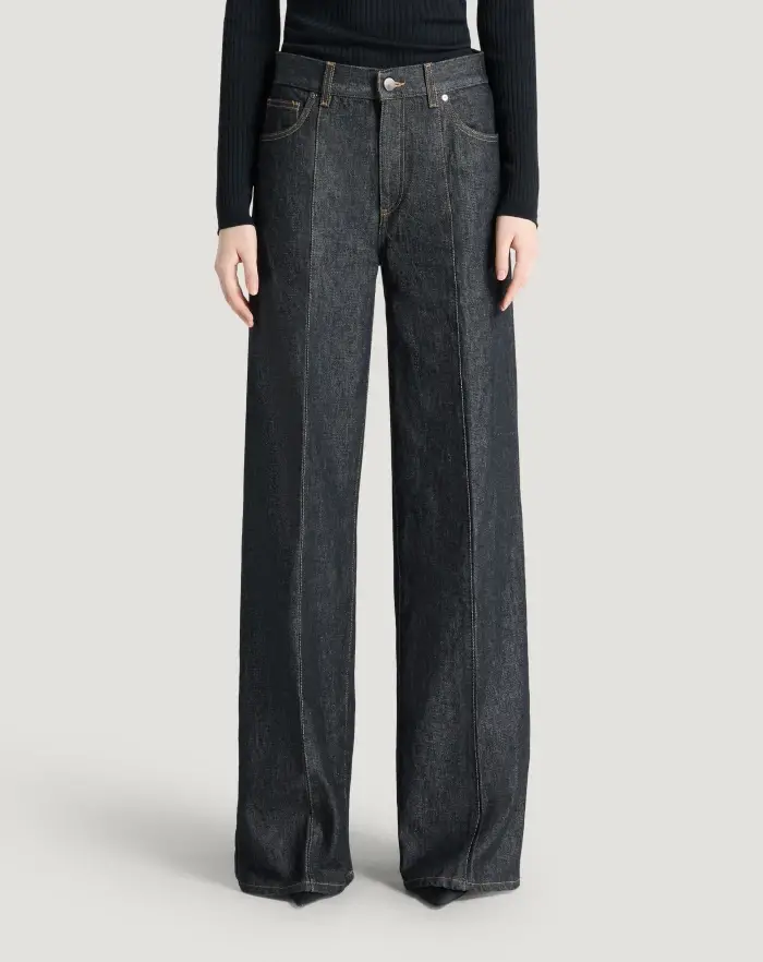Pantaloni Torino Jeans Cyndi in black denim