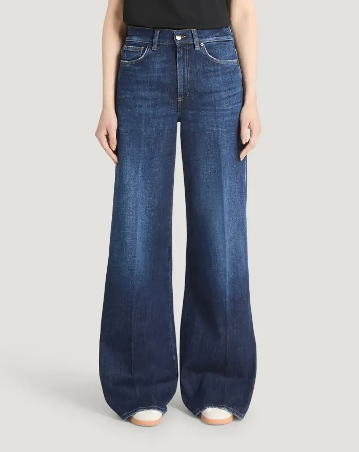 Pantaloni Torino Jeans Cyndi in denim loose