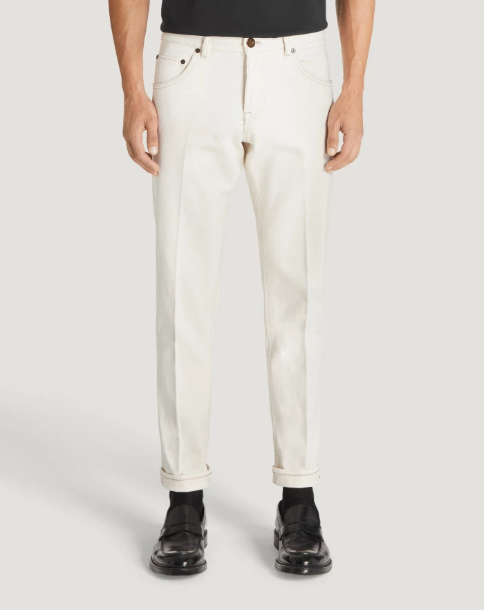 Pantaloni Torino Jeans Dub in denim cimosato