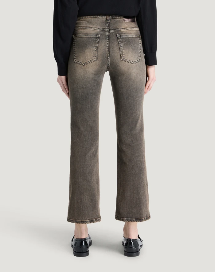 Pantaloni Torino Jeans Kim In Black Denim Stretch