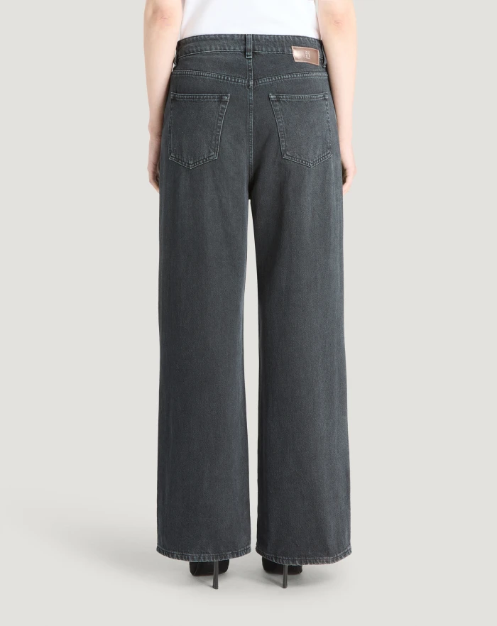Pantaloni Torino Jeans Miley In Black Denim