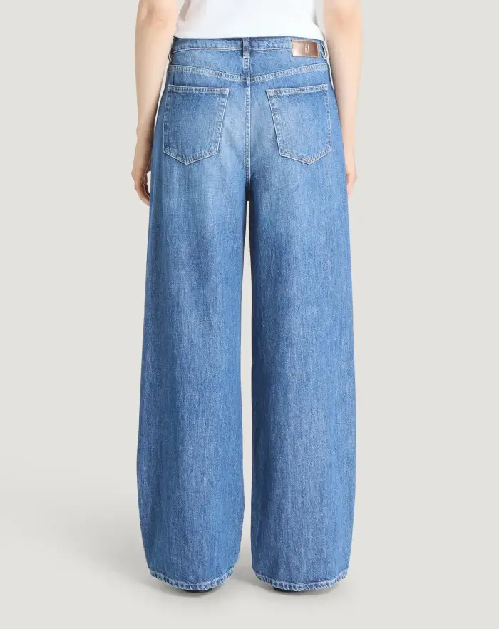 Pantaloni Torino Jeans Miley In Denim Di Cotone