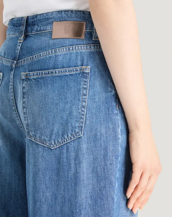 Pantaloni Torino Jeans Miley In Denim Di Cotone