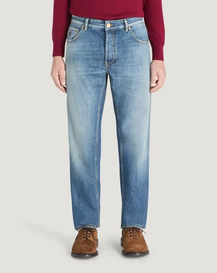 Pantaloni Torino Jeans Reggae in denim di cotone