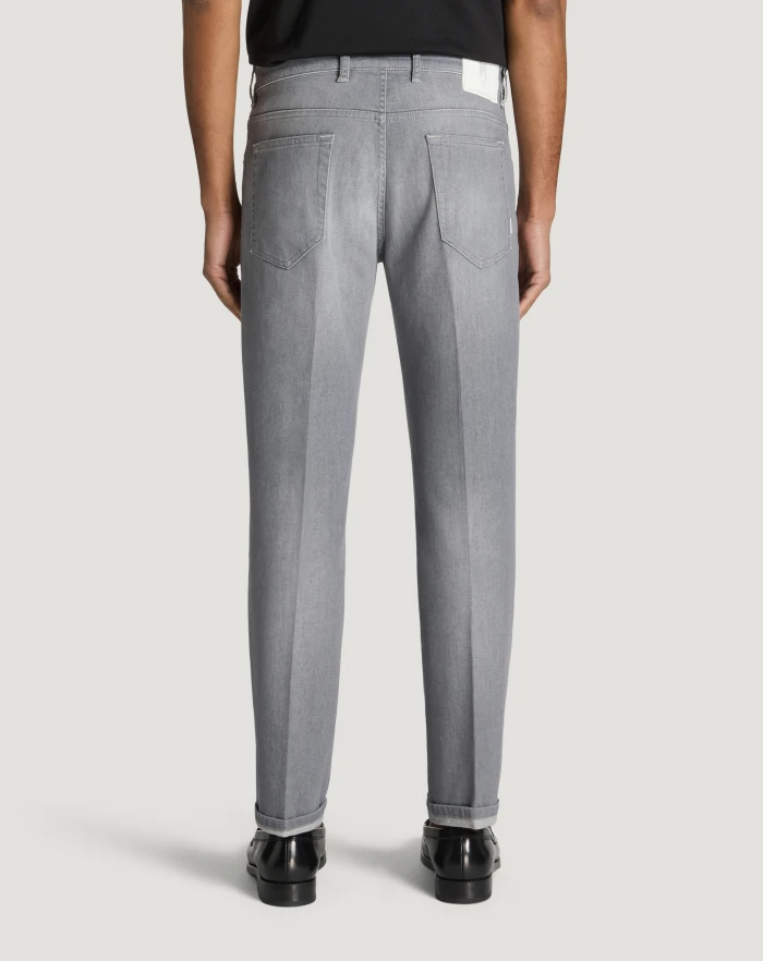 Pantaloni Torino Jeans Reggae In Light Grey Denim