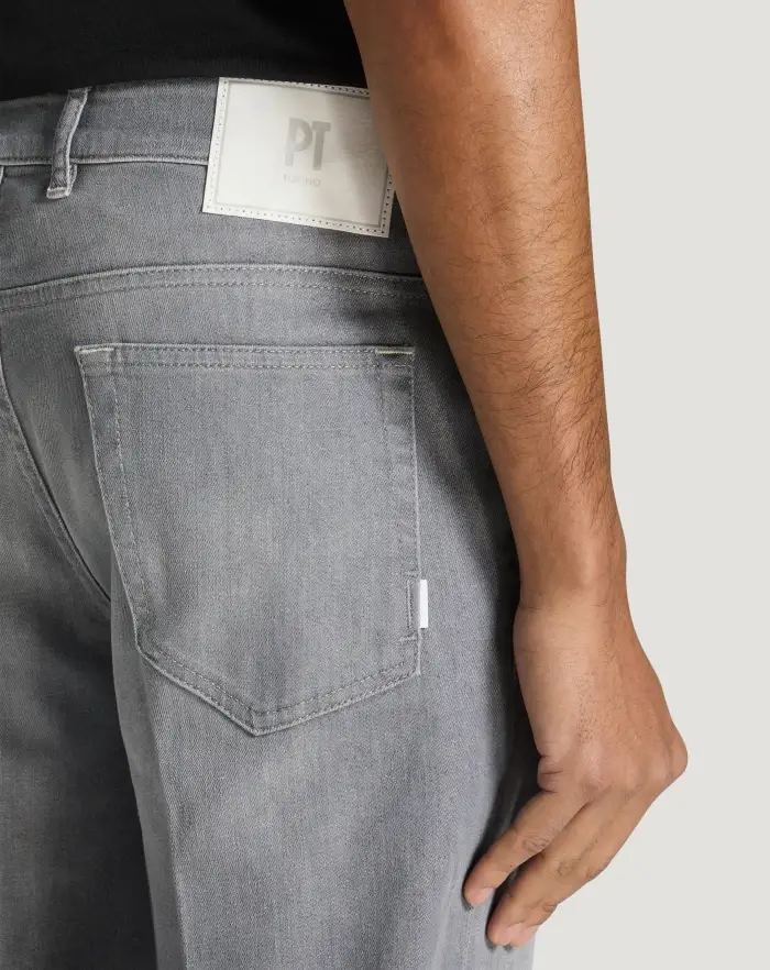 Pantaloni Torino Jeans Reggae In Light Grey Denim