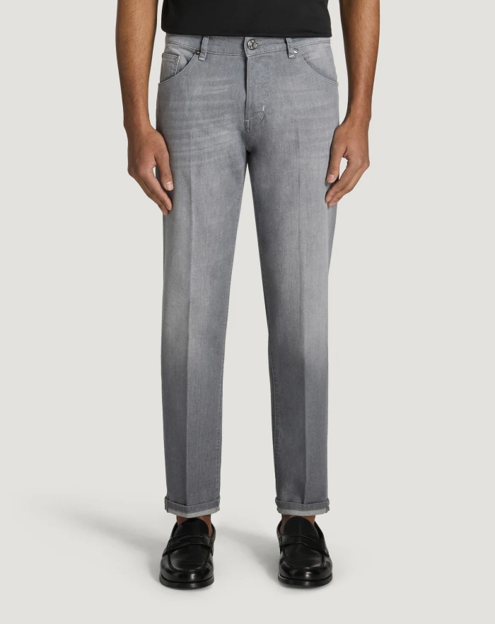 Pantaloni Torino Jeans Reggae in light grey denim