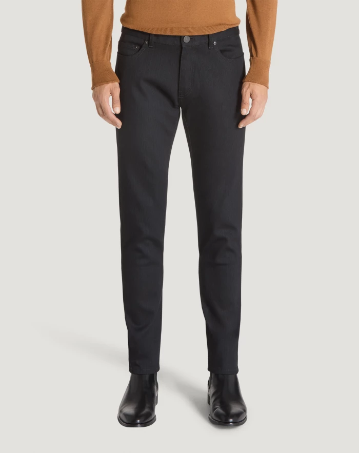 Pantaloni Torino Jeans Rock in denim super black