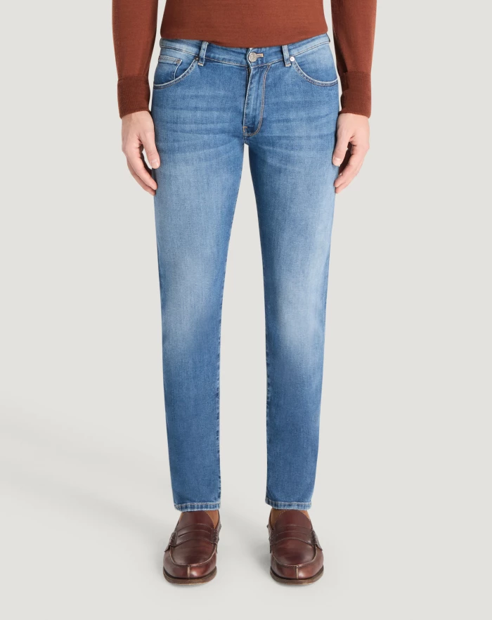 Pantaloni Torino Jeans Swing in denim soft touch