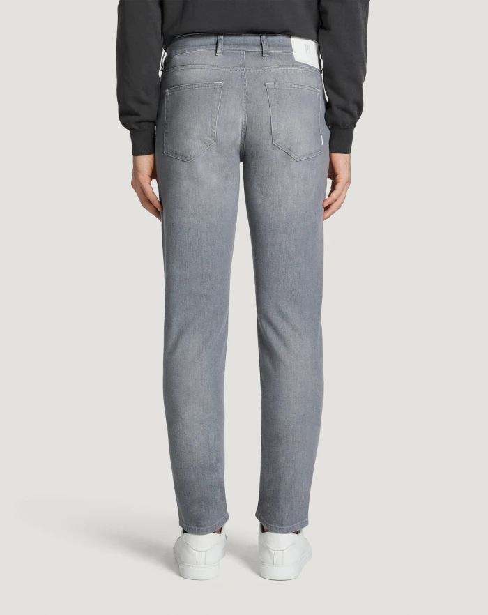 Pantaloni Torino Jeans Swing In Light Grey Denim