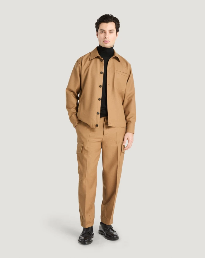 Pantaloni Torino Maglia Dolcevita In Lana