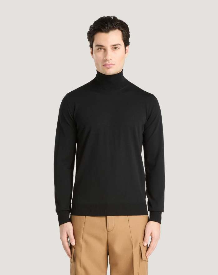 Pantaloni Torino Maglia dolcevita in lana