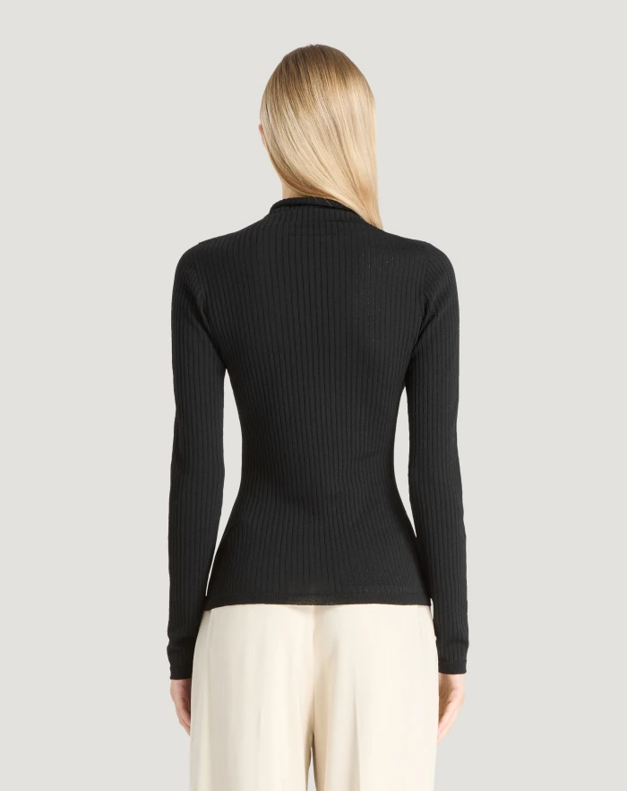 Pantaloni Torino Maglia Dolcevita In Viscosa