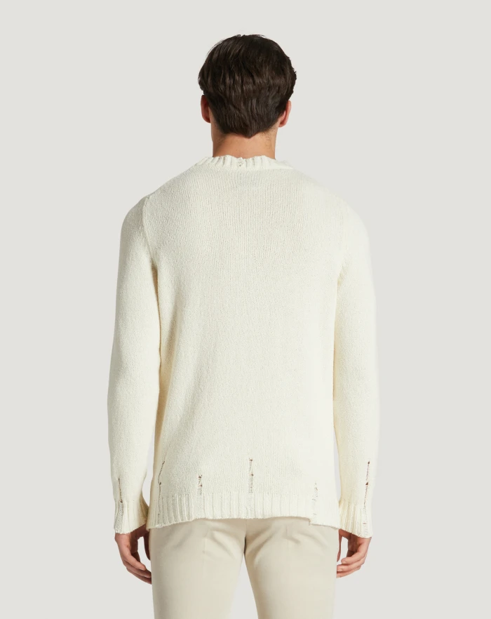 Pantaloni Torino Maglia In Cotone Bio