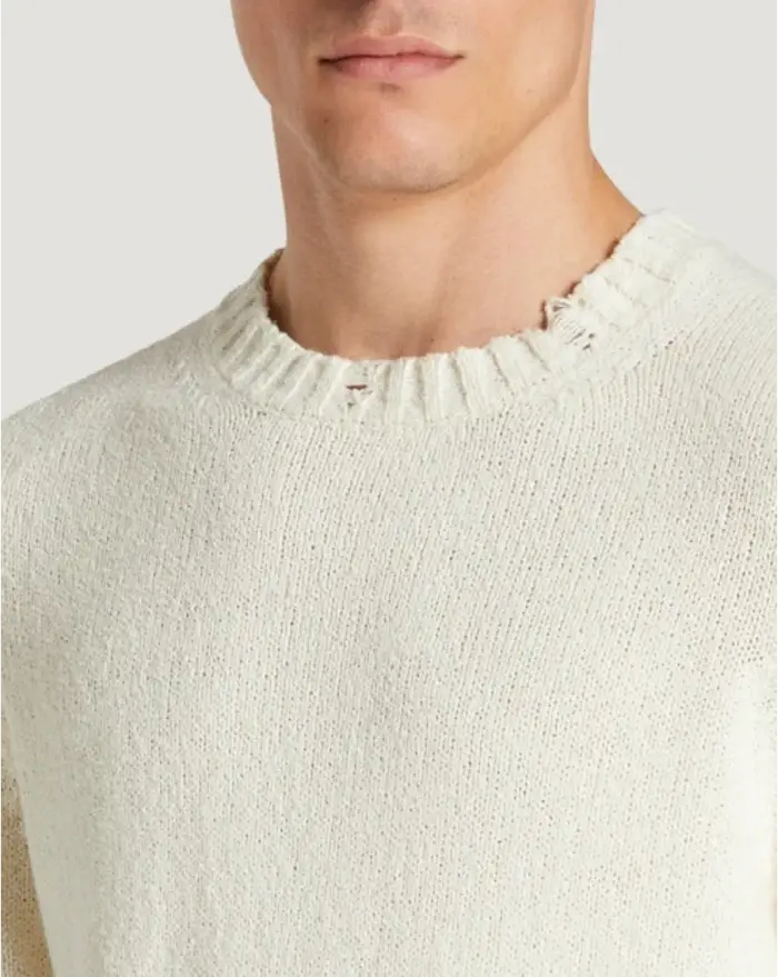 Pantaloni Torino Maglia In Cotone Bio