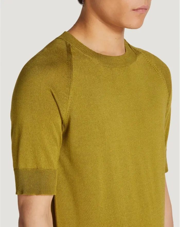 Pantaloni Torino Maglia In Cotone E Viscosa