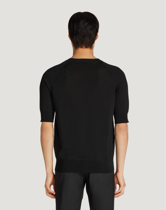 Pantaloni Torino Maglia In Cotone E Viscosa