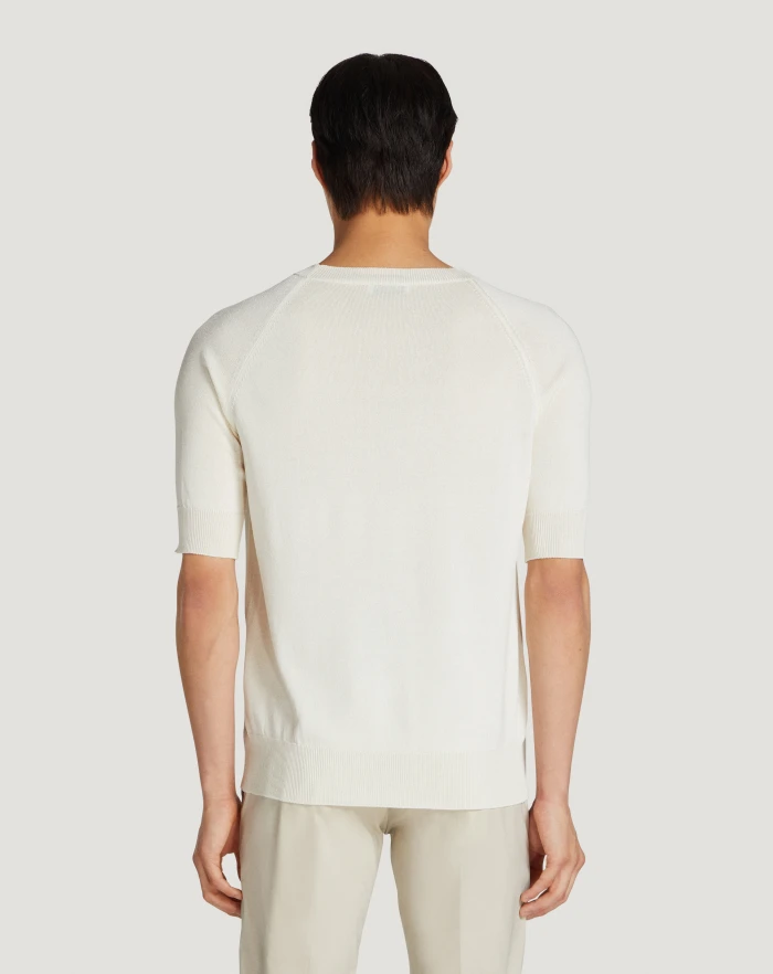 Pantaloni Torino Maglia In Cotone E Viscosa