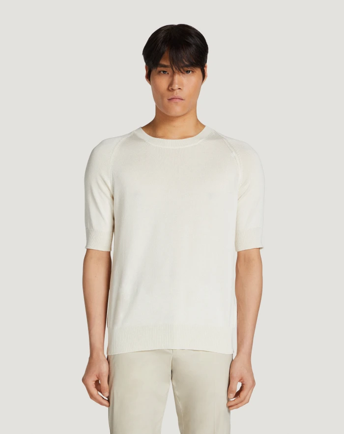 Pantaloni Torino Maglia in cotone e viscosa