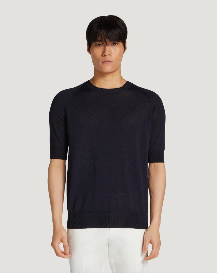 Pantaloni Torino Maglia in cotone e viscosa